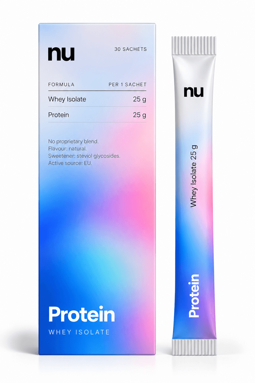 Protein — carton and stick sachet